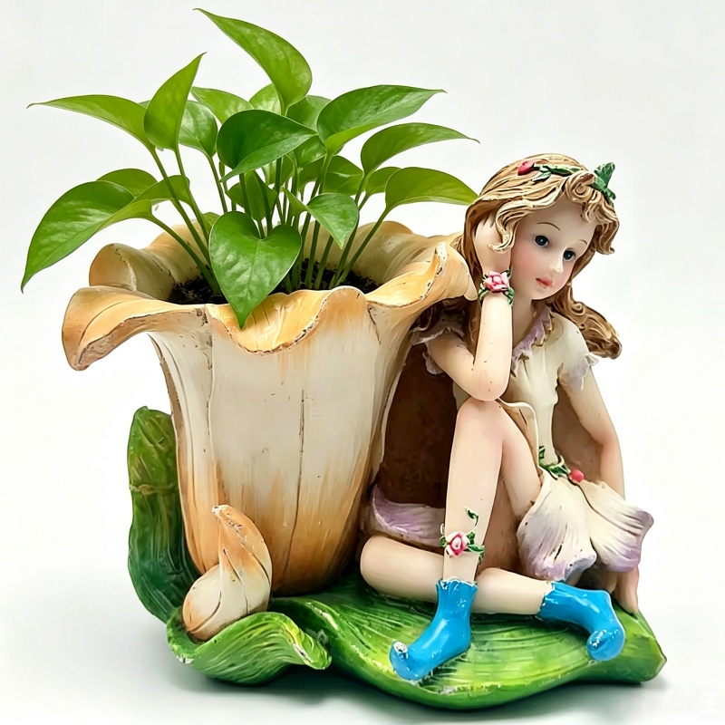 Potsticker Mold - Fiore Fata Vaso Cactus Stampo in