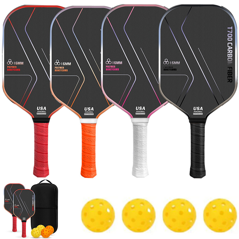 Crepe Pan Carbon - Racchetta da Pickleball in Fibra di