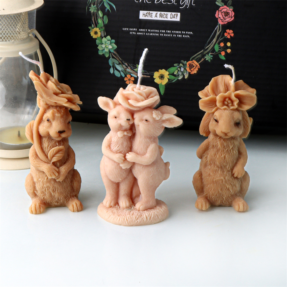 Bunny Cake Mold - Stampo in silicone per candele di