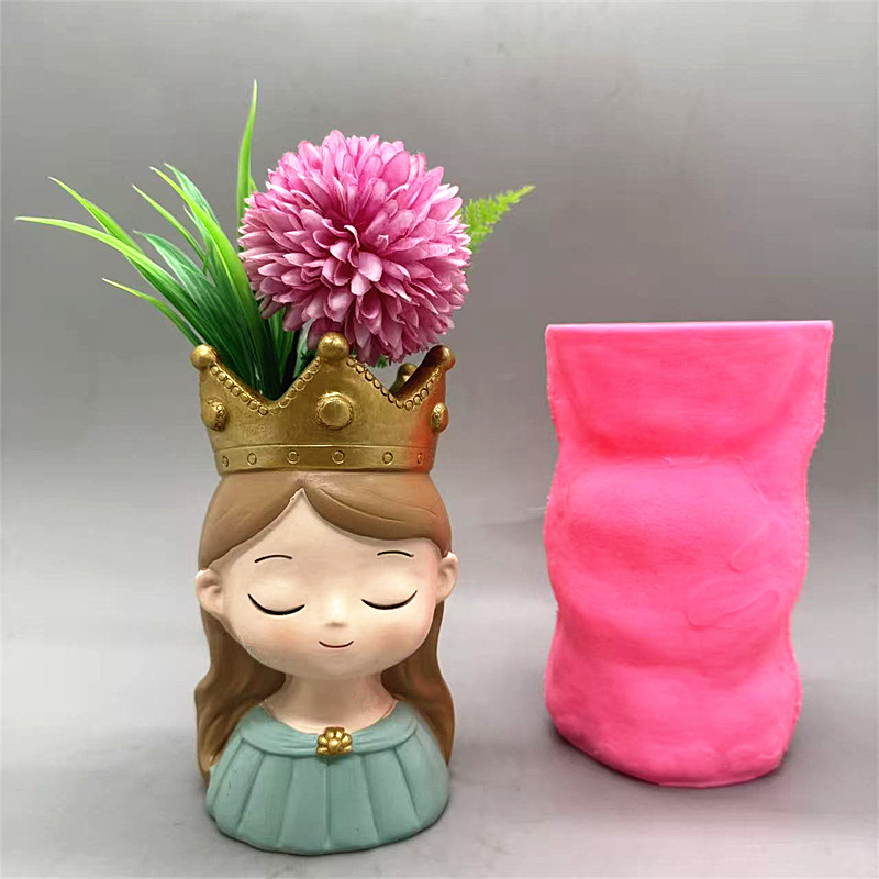 Potsticker Mold - Stampo in silicone fiaba principessa vaso